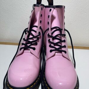 Dr Martens 1460 Pink Boots Womens Size 10